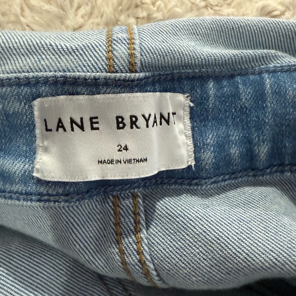 Lane Bryant Blue Denim Overalls Wide Leg - Picture 11 of 12